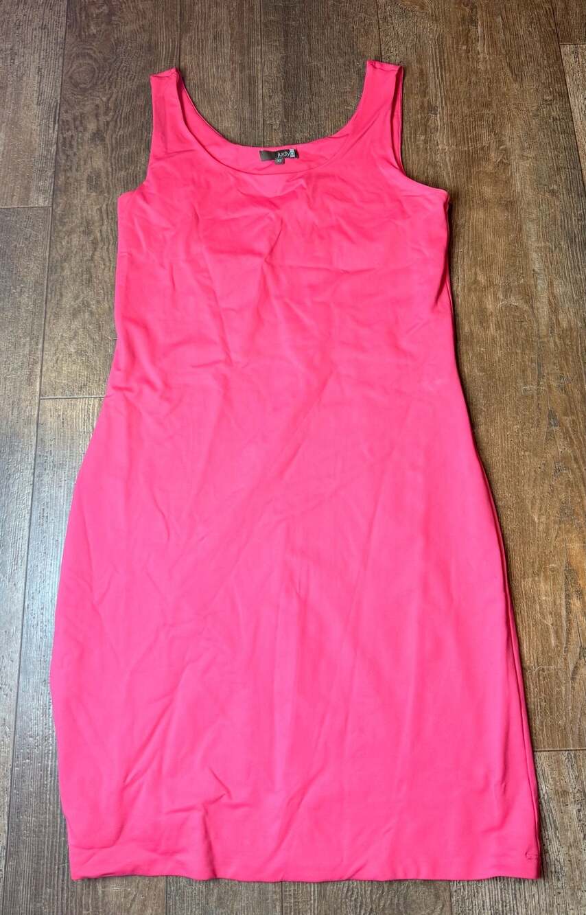 Judy P Hot Pink Sleeveless Dress size xsmall